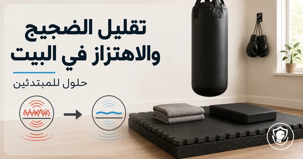 أفكار لتقليل الضجيج والاهتزاز في تجهيزات معدات الملاكمة المنزلية للمبتدئين