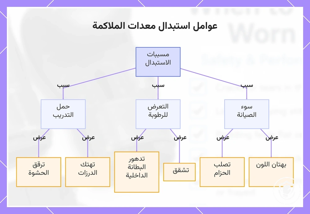 عوامل استبدال معدات الملاكمة