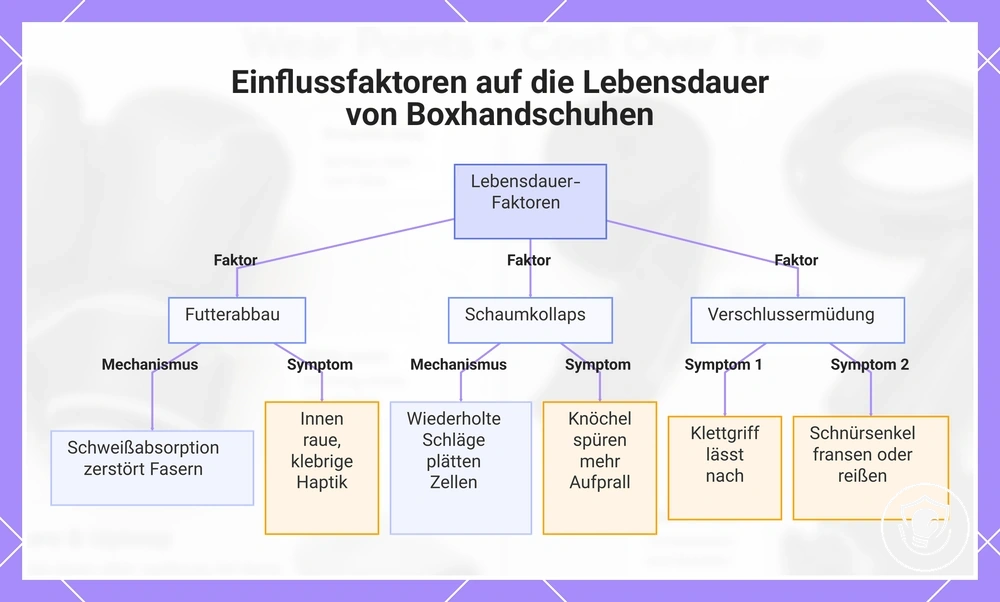 Einflussfaktoren auf die Lebensdauer von Boxhandschuhen