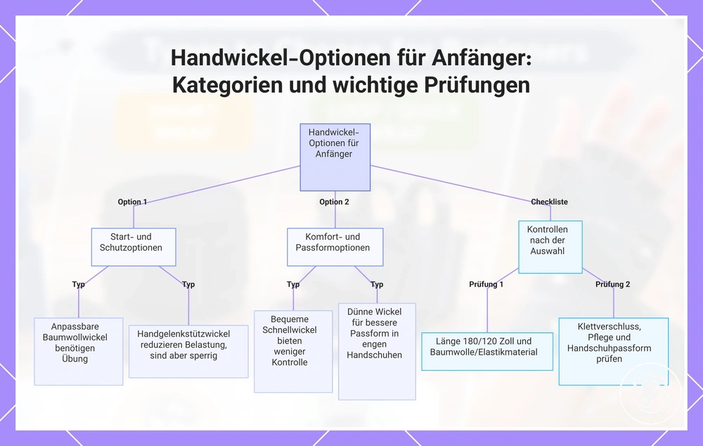 Handwickel-Optionen für Anfänger: Kategorien und wichtige Prüfungen