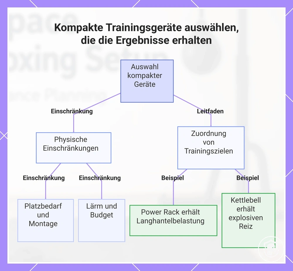 Kompakte Trainingsgeräte auswählen, die die Ergebnisse erhalten