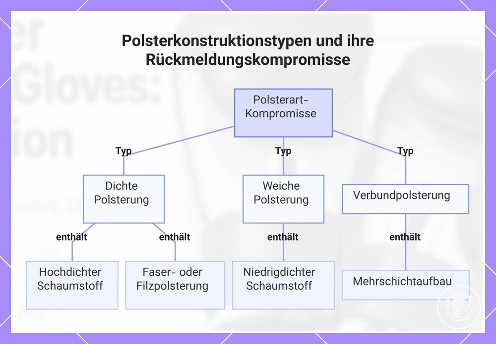 Polsterkonstruktionstypen und ihre Rückmeldungskompromisse