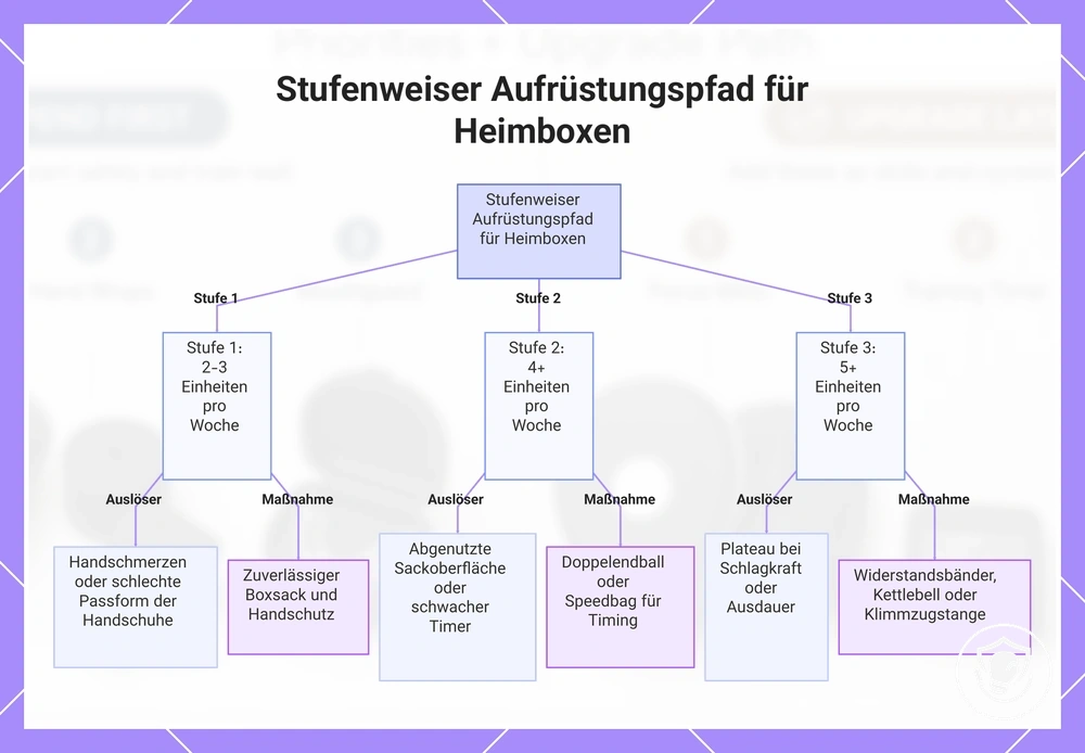 Stufenweiser Aufrüstungspfad für Heimboxen