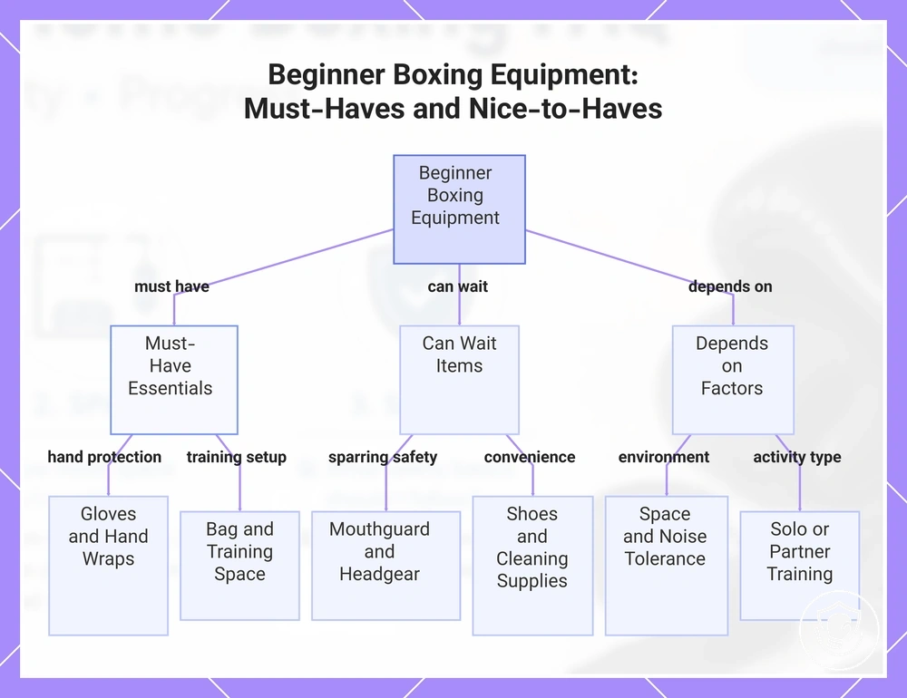 Beginner Boxing Equipment: Must-Haves and Nice-to-Haves