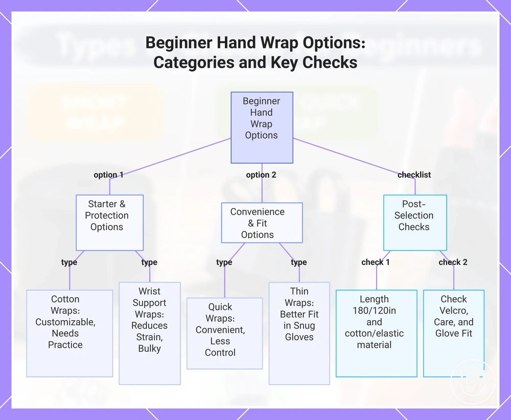 Beginner Hand Wrap Options: Categories and Key Checks