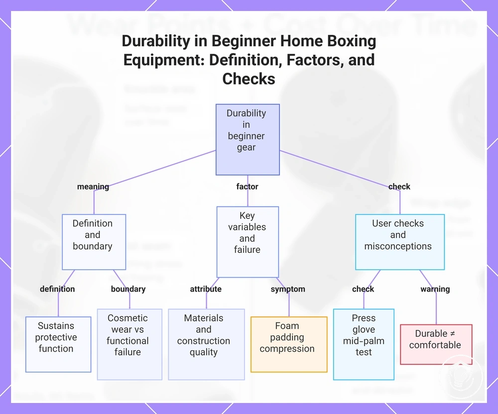 Durability in Beginner Home Boxing Equipment: Definition, Factors, and Checks