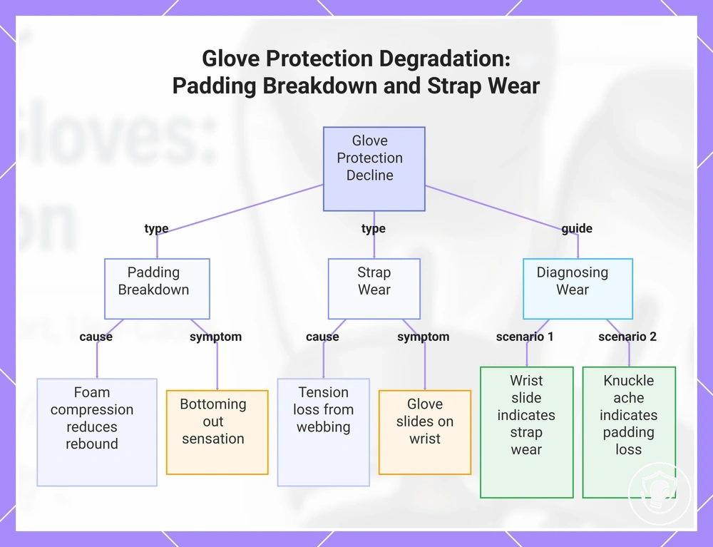 Glove Protection Degradation: Padding Breakdown and Strap Wear