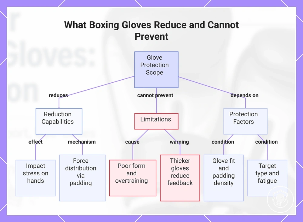 What Boxing Gloves Reduce and Cannot Prevent