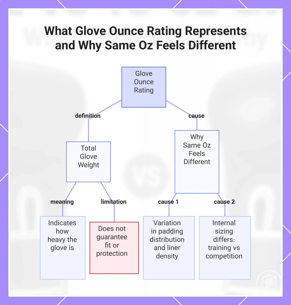 What Glove Ounce Rating Represents and Why Same Oz Feels Different