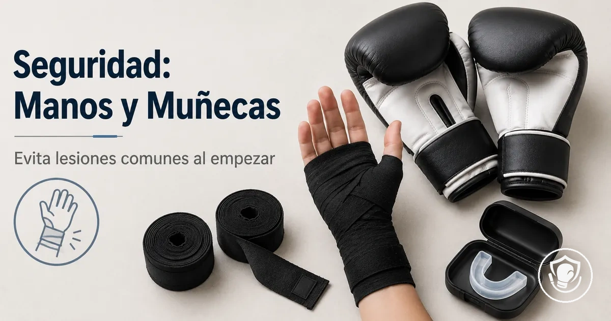 Equipo de protección para principiantes centrado en la seguridad de manos y muñecas en casa