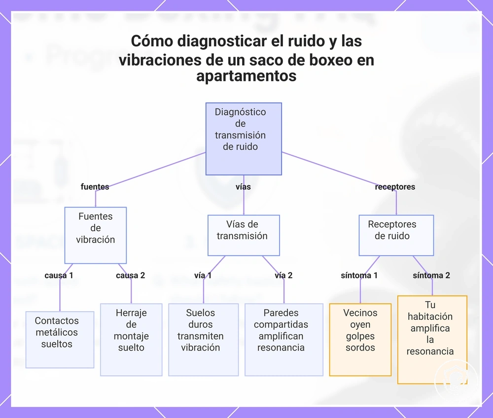 Cómo diagnosticar el ruido y las vibraciones de un saco de boxeo en apartamentos