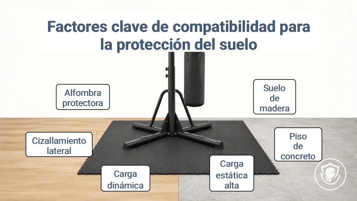 Factores de compatibilidad para la protección del suelo del equipo de boxeo en casa