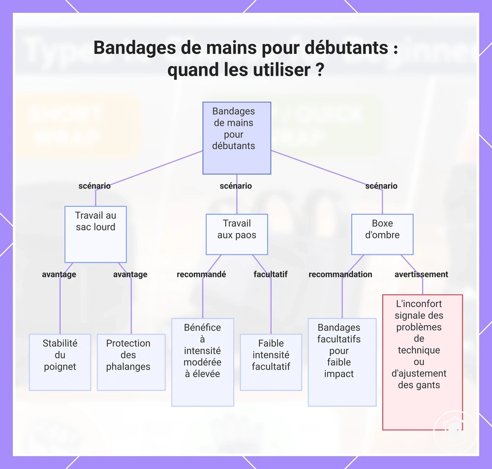Bandages de mains pour débutants : quand les utiliser ?