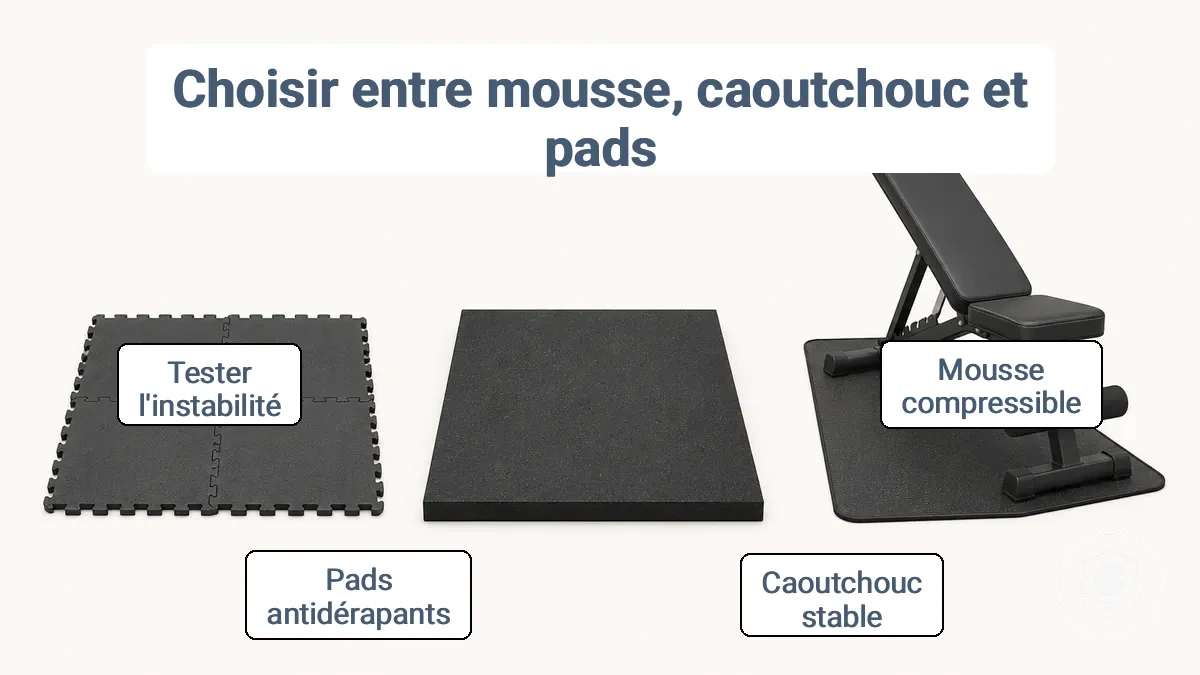 Choisir dalles mousse caoutchouc patins