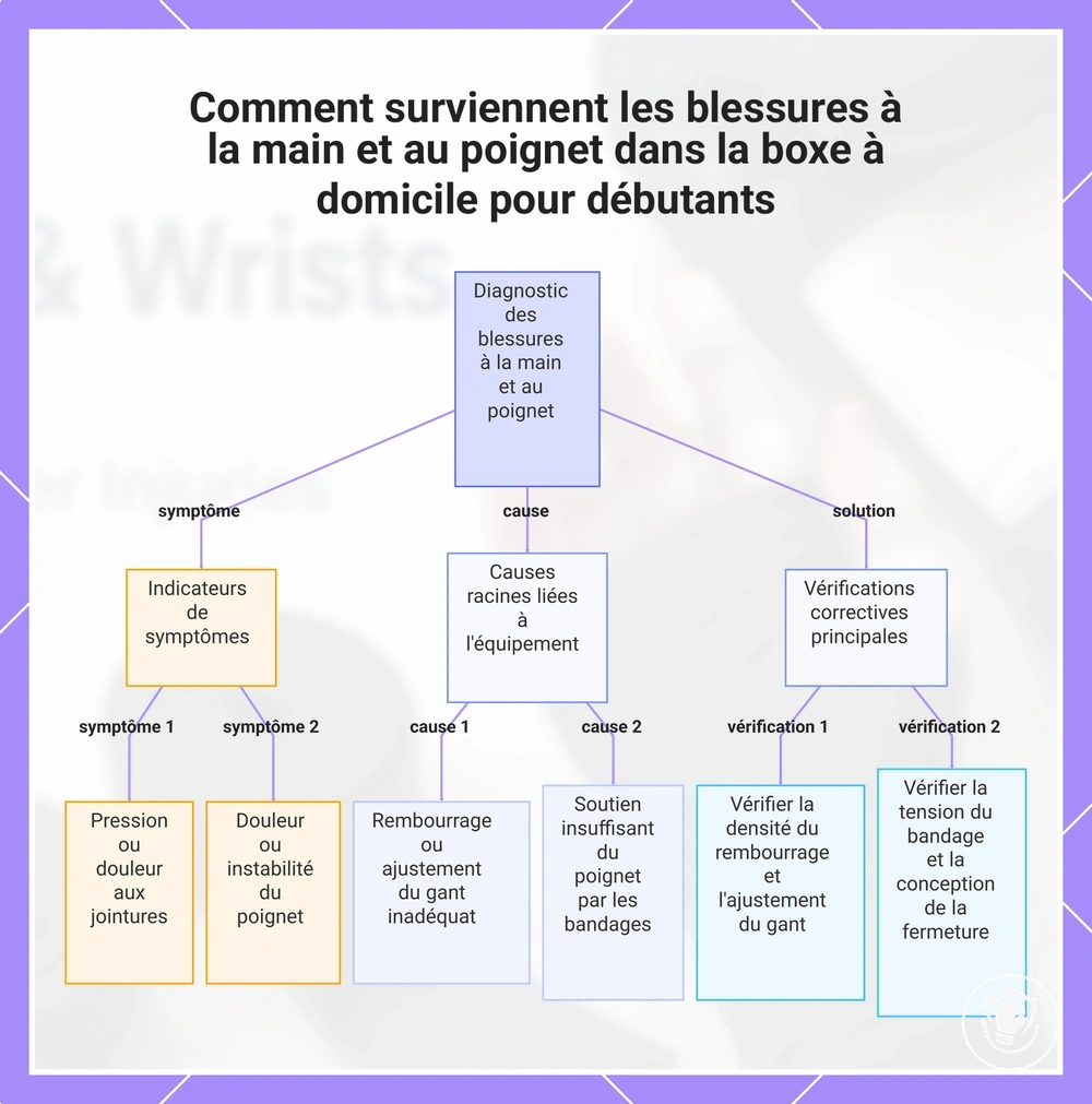 Comment surviennent les blessures à la main et au poignet dans la boxe à domicile pour débutants
