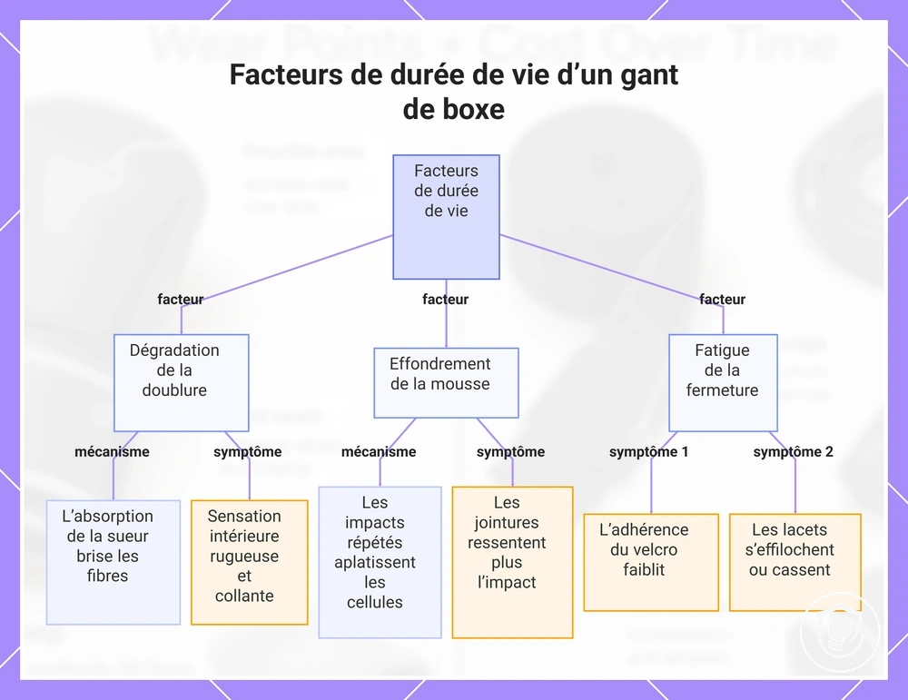 Facteurs de durée de vie d’un gant de boxe