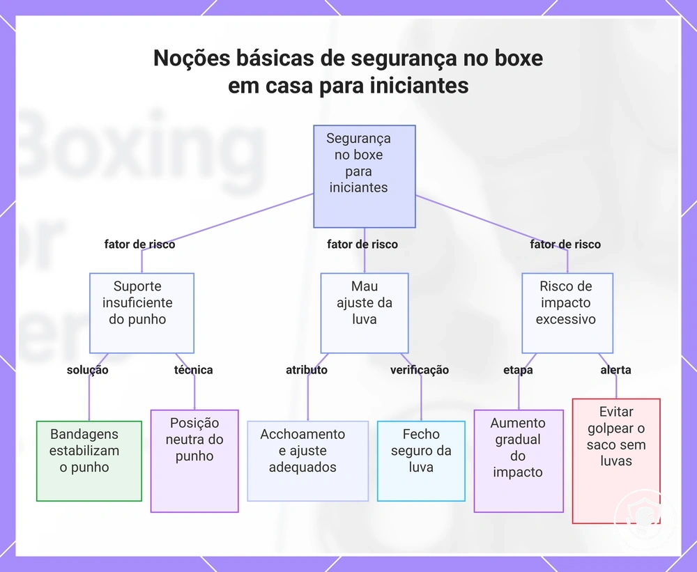 Noções básicas de segurança no boxe em casa para iniciantes