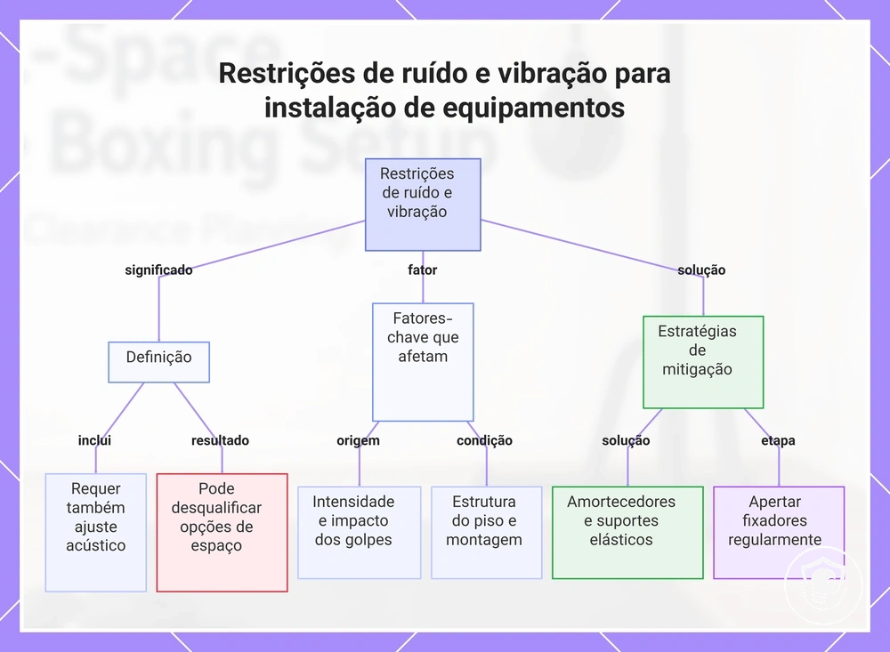 Restrições de ruído e vibração para instalação de equipamentos