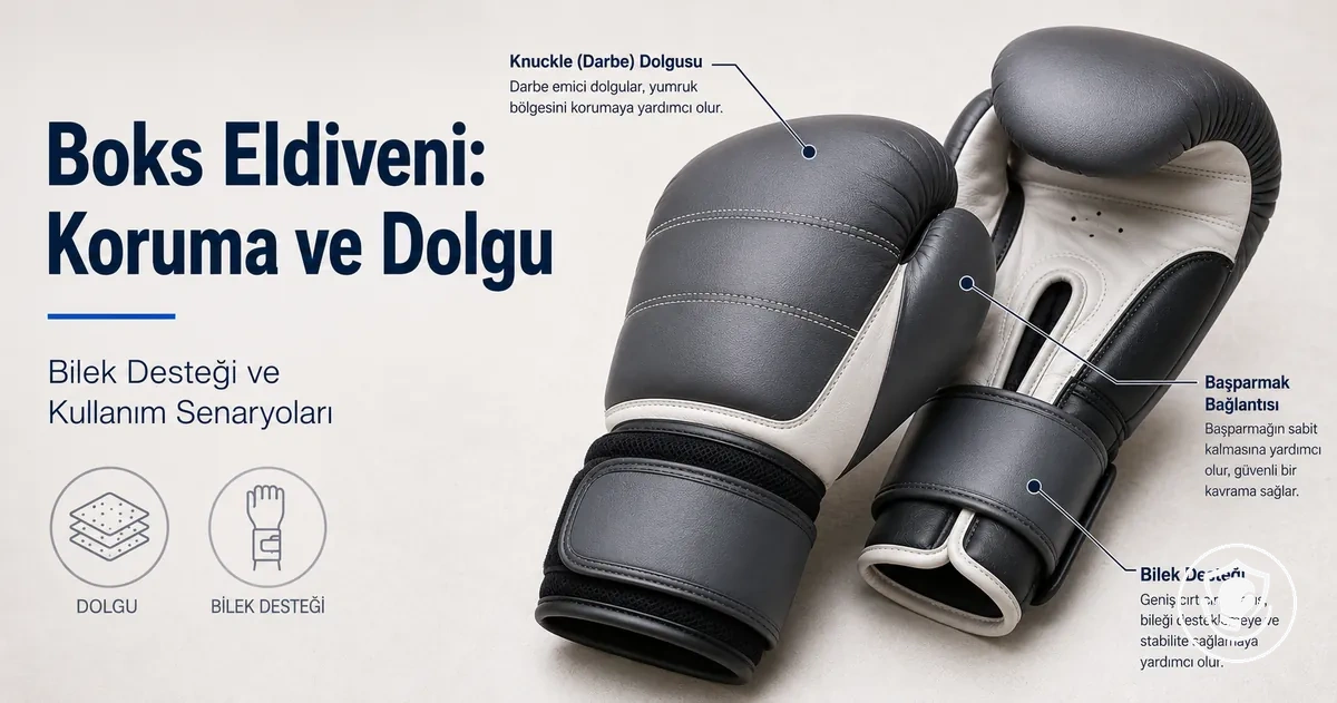 Evde antrenman yapan yeni başlayanlar için eldiven dolgu ve koruma detayları