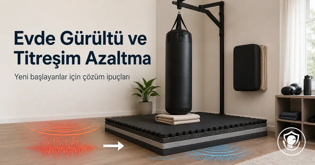 Evde kurulumlarda gürültü ve titreşimi azaltmaya yönelik fikirler