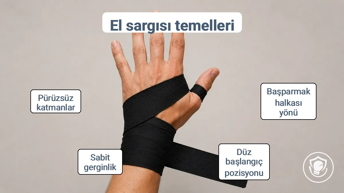 Başparmak halkası yönü ve elin arkasındaki doğru başlangıç yönü
