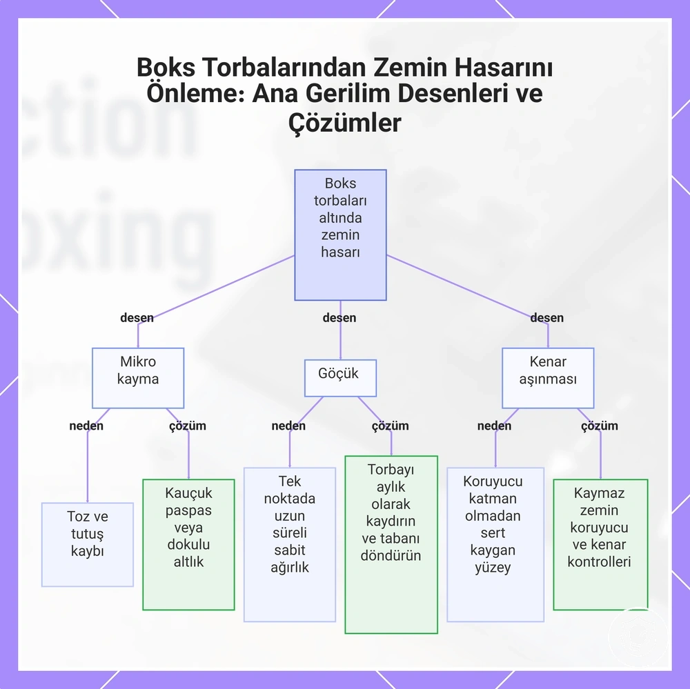 Boks Torbalarından Zemin Hasarını Önleme: Ana Gerilim Desenleri ve Çözümler