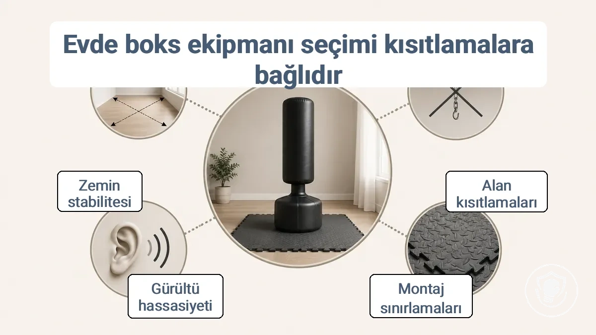 Ekipman seçimini etkileyen ev kısıtlamaları: alan, montaj, gürültü ve zemin stabilitesi