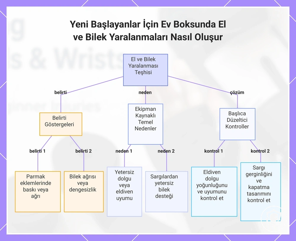 Yeni Başlayanlar İçin Ev Boksunda El ve Bilek Yaralanmaları Nasıl Oluşur